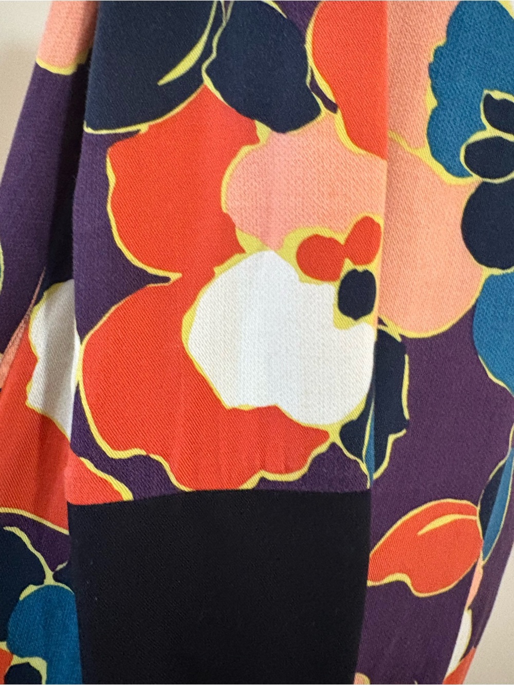 Floral Kimono Style Duster/Jacket with Contrast Trim BCBGeneration - Picture 8 of 10